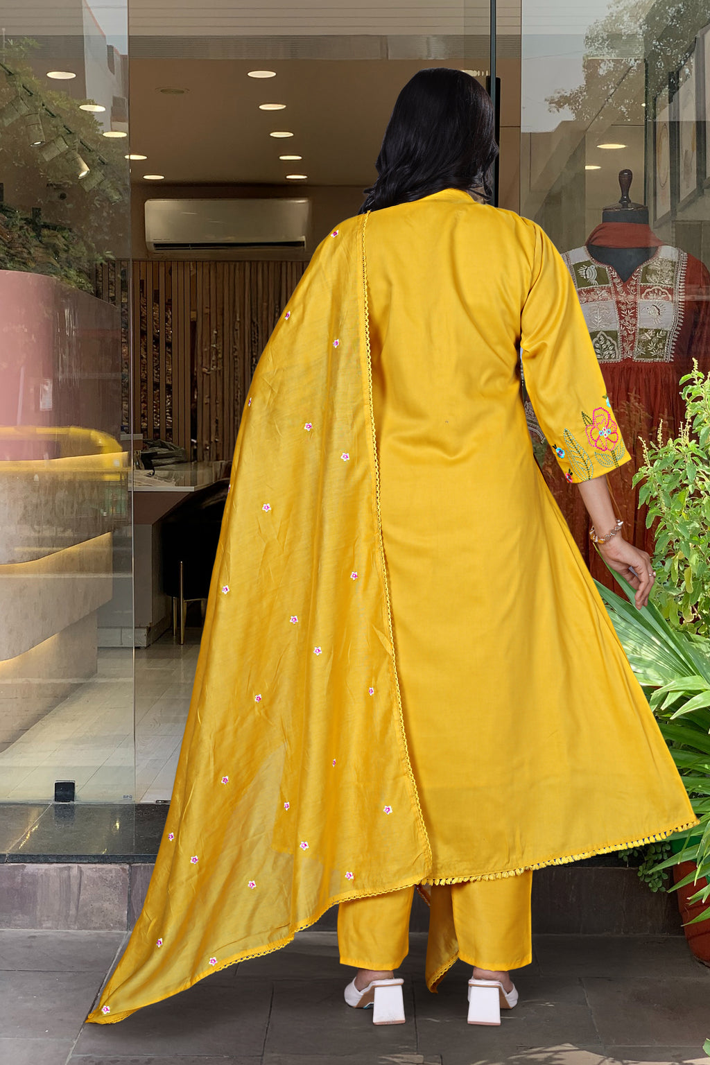 Premium Embroidered Ethnic Suit Set with Dupatta